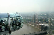 Westminster seen from London Eye, London, England
