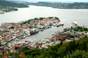 View of Harbour, Bergen, Norway